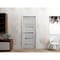 Sartodoors Slab Barn Door Panel 30 x 84in, Light Grey Oak W/ Frosted Glass, Pocket Closet Sliding QUADRO4445S-OAK-3084 - alternate 6